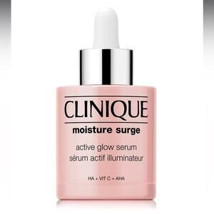 NEW Clinique Moisture Surge Active Glow Serum Hydrating Hyaluronic Acid 1 Oz